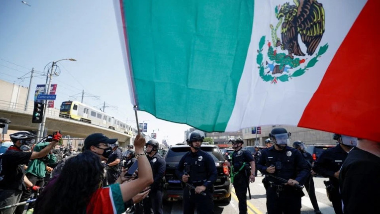 CSP rechaza acusaciones de alentar protestas violentas en Los Ángeles