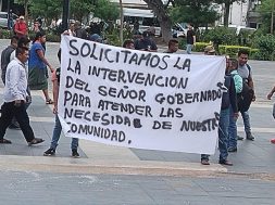 Denuncian campesinos obras fantasma en Ixtapa; marchan en Tuxtla Gutiérrez