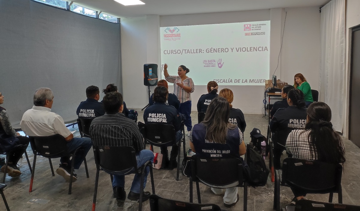 Fiscalía de la Mujer capacita a personal de la SSPyTM en materia de Género y Prevención de la Violencia