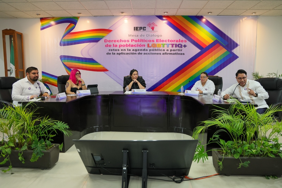 Reflexionan en el IEPC en torno a los derechos político-electorales de la población LGBTTTIQ+