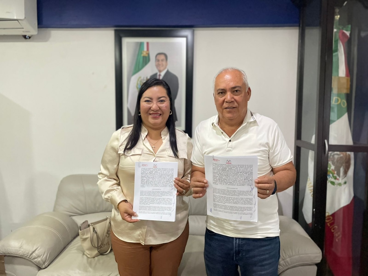 Universidad de Seguridad Pública del Sureste firma convenio con el H. Ayuntamiento de Ocosingo