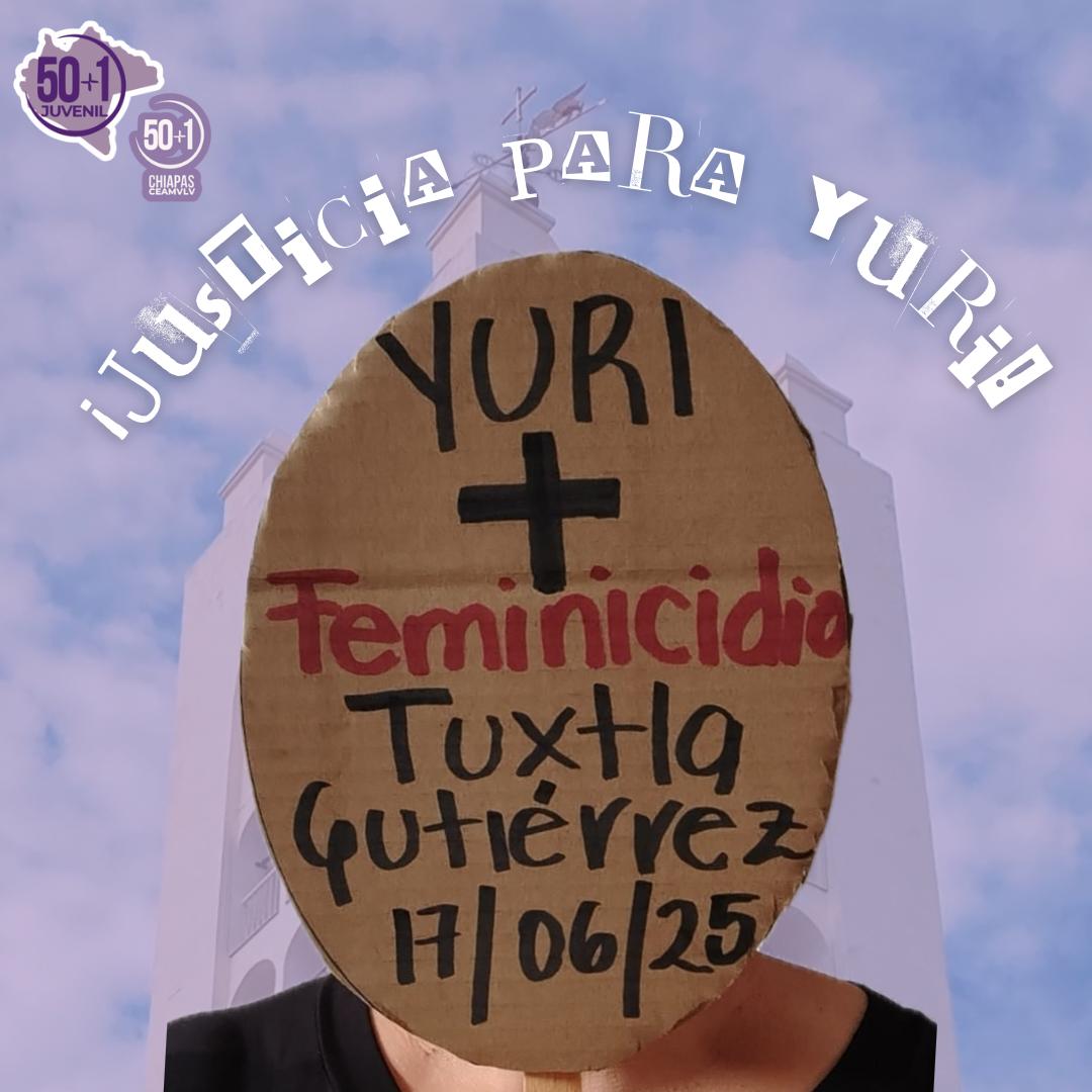 Colectiva 50 más 1 condena feminicidio