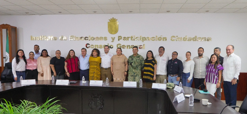 Se instala en IEPC, Mesa de Seguridad para elección extraordinaria en Pantelhó