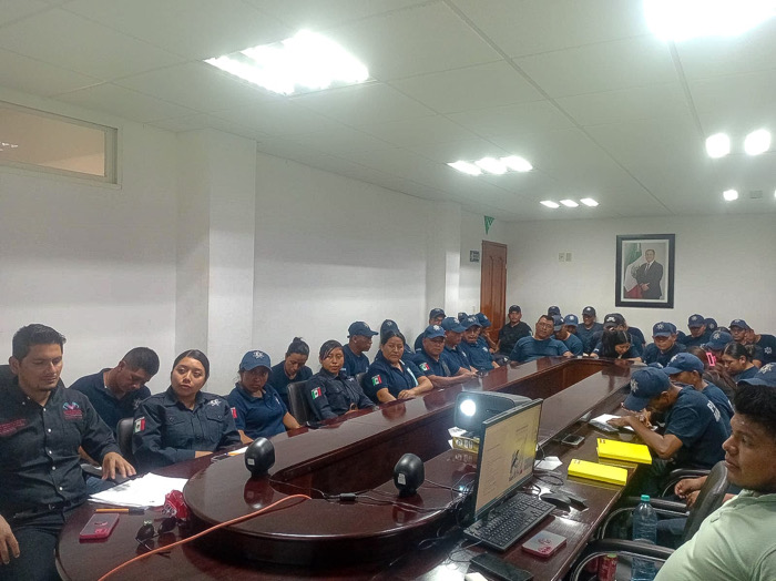 En materia de seguridad; policías de Altamirano se capacitan bajo el tema de violencia de género