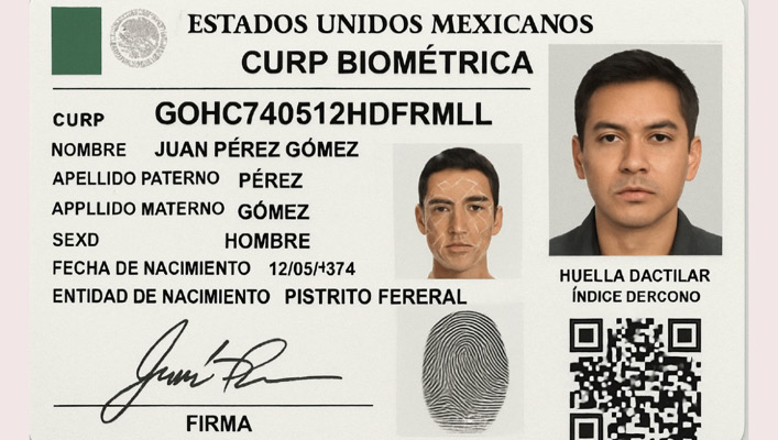 Iniciará el 16 de octubre el registro voluntario para la CURP biométrica