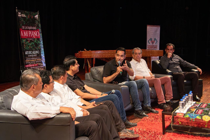 Invitan al concierto De las marimbas a mi piano, volumen 2, con Arturo Aquino y el Ensamble de Marimbas del Coneculta