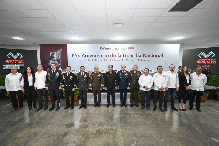 Eduardo Ramírez reconoce labor de la Guardia Nacional en Chiapas, a seis años de su creación