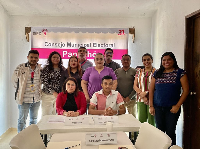 Se instala el Consejo Municipal Electoral de Pantelhó