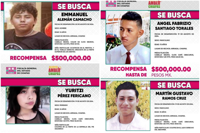 En Arriaga exigen justicia por desaparición de cuatro menores; caso cumple once meses