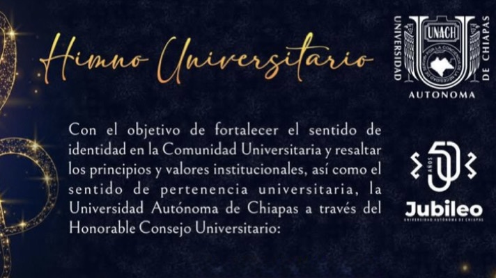 Convoca UNACH a participar en la creación de su himno