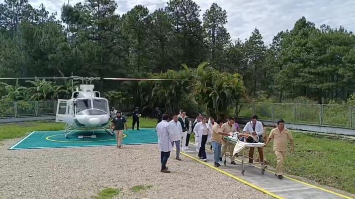 Logra IMSS Chiapas salvar dos vidas de la zona de Altos de Chiapas, por medio de traslado aéreo