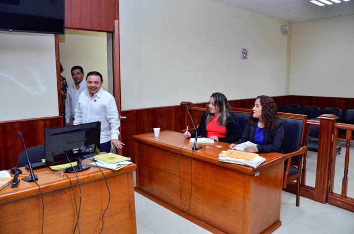 Cercanía y supervisión: Juan Carlos Moreno Guillén visita el Juzgado de Control en Chiapa de Corzo