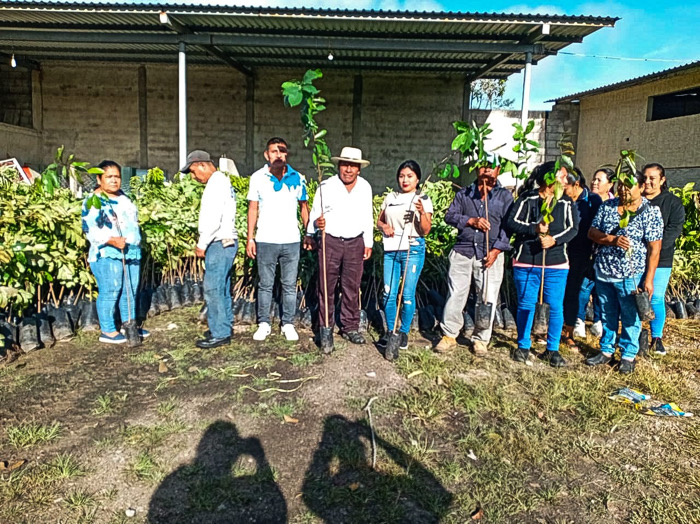 Encabeza alcalde entrega de arbolitos frutales