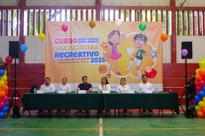 Arranca IMSS Chiapas Curso Vacacional Recreativo 2025 en Tuxtla y Tapachula