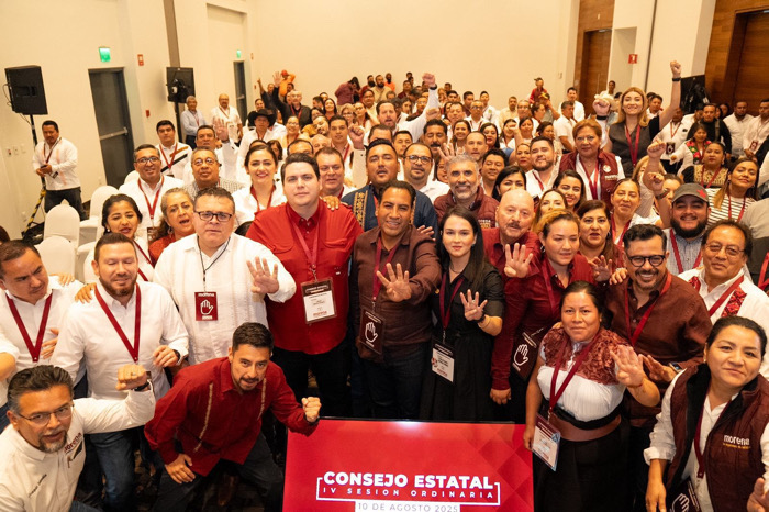 Eduardo Ramírez convoca a la unidad en la IV Sesión Ordinaria del Consejo Estatal de Morena