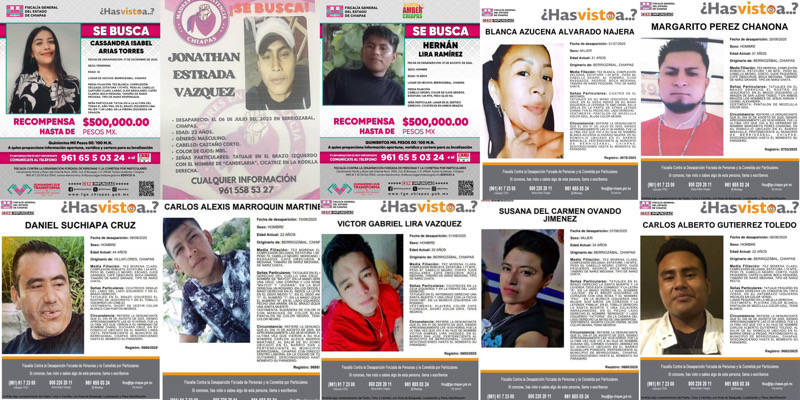 Agrupación denuncia aumento de desapariciones en Berriozábal