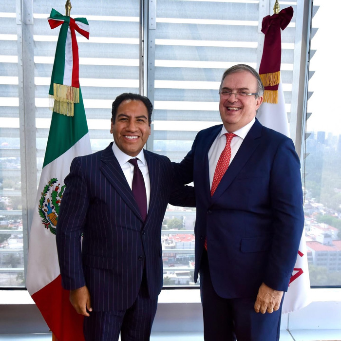 Eduardo Ramírez y Marcelo Ebrard acuerdan proyectos para el desarrollo de Chiapas