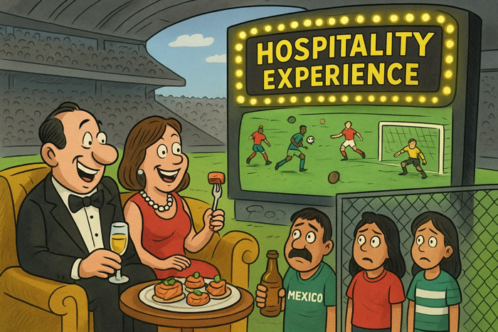 Mundial 2026: el lujo que expulsó a la afición / Sarcasmo y café