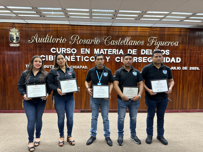 SSP imparte curso en Delitos Cibernéticos y Ciberseguridad, a servidores del Poder Ejecutivo de Chiapas