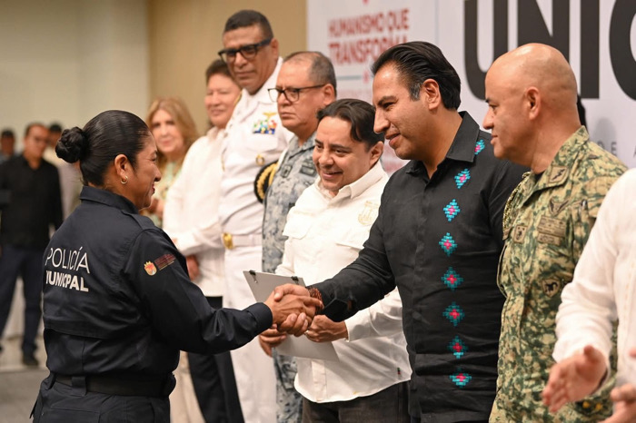 Labor policial ha sido fundamental para consolidar la paz de Chiapas: Eduardo Ramírez