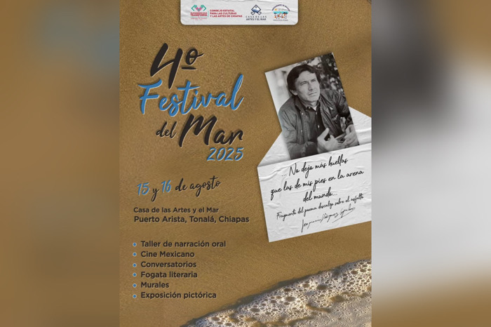 Realizará Coneculta el 4º Festival del Mar en Puerto Arista, Tonalá