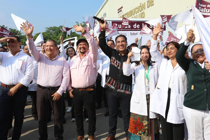 “¡Chiapas, el estado de la salud!”: Eduardo Ramírez agradece respaldo federal en arranque de las Rutas de la Salud