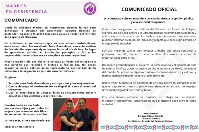 Reinstalan a Bárbara Altúzar en el Indeporte en medio de críticas por posible sucesor