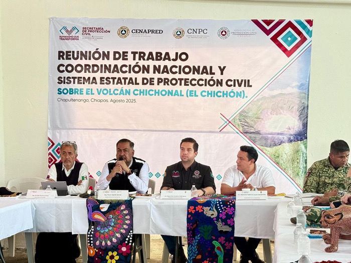 Con trabajo interinstitucional, Chiapas se fortalece en monitoreo de actividad volcánica