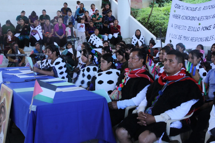 Jóvenes de Las Abejas de Acteal exigen justicia por la masacre de 1997