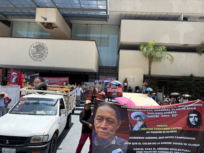 A ocho años del asesinato de Jiménez Pablo, organizaciones marchan en Tuxtla