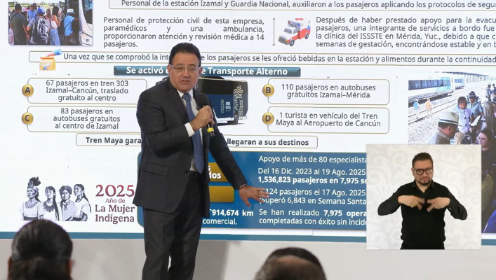 Oposición pide comparecencia del director del Tren Maya tras percance en Izamal