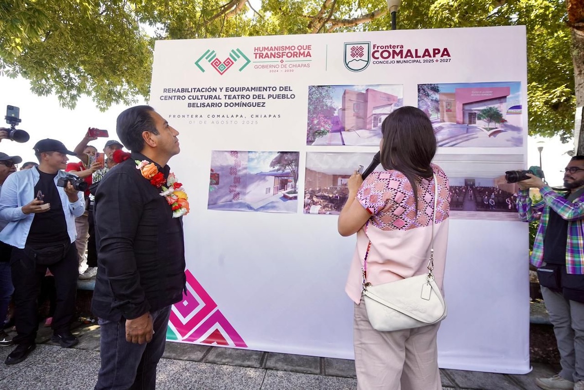 Desde Frontera Comalapa, Eduardo Ramírez refrenda compromiso para erradicar la violencia contra las mujeres