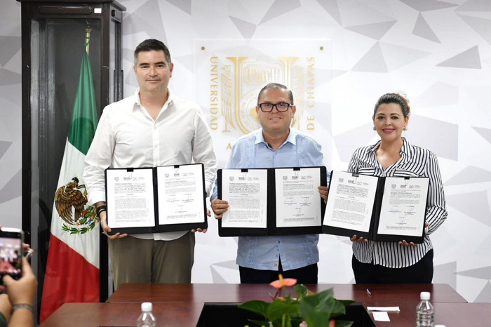 Acuerdan UNACH, DIF y SEyT acciones en favor de las adolescencias resguardadas en Centros de Asistencia Social