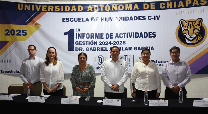 Rinde su primer Informe de Actividades el director de la Escuela de Humanidades Campus IV Tapachula de la UNACH