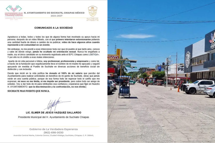 Alcalde denuncia intento de extorsión y afirma que no ocultará su orientación sexual