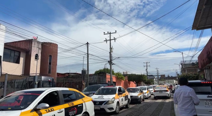 Taxistas de Tapachula protestan contra bases irregulares en centro de la ciudad