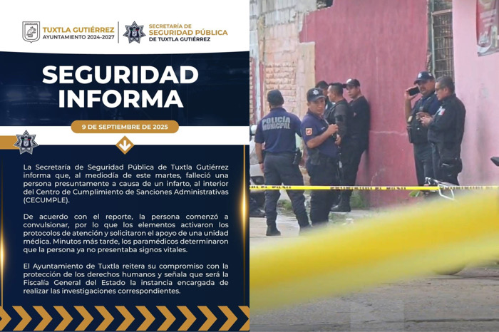 Investigan la muerte de un hombre dentro de “La Popular” en Tuxtla