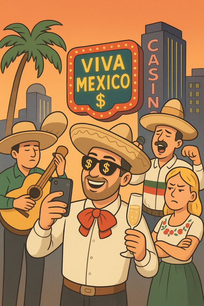 Sombreros de charro bajo cielos lejanos / Sarcasmo y café