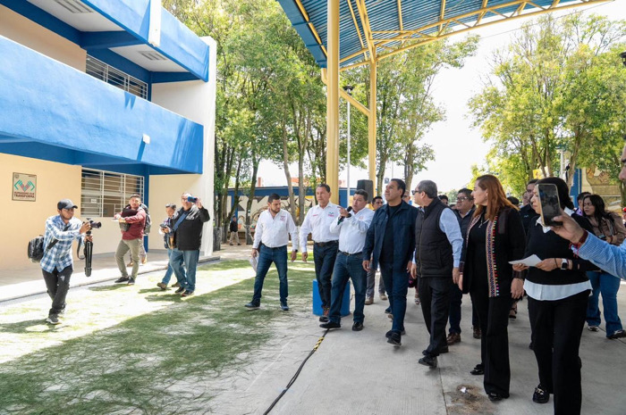 Inaugura Eduardo Ramírez infraestructura educativa y Centro LIBRE en San Cristóbal