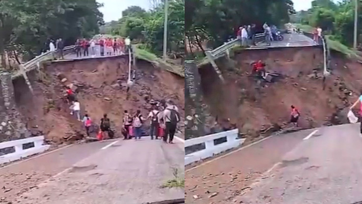 Lluvias colapsan puentes e incomunican comunidades 