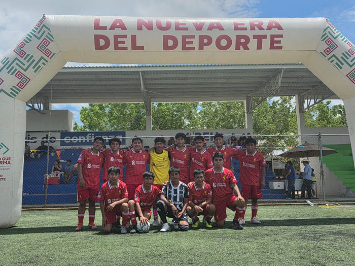 Gaspar Santiz Jiménez impulsa el deporte; jóvenes participaron en los juegos populares 6×6