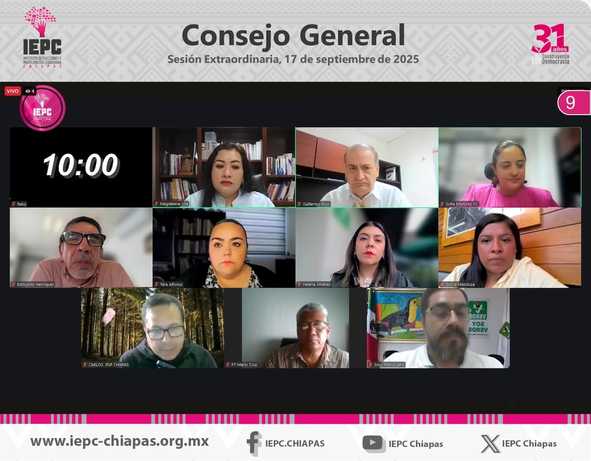 Asigna IEPC las regidurías de representación proporcional tras elección extraordinaria en Pantelhó