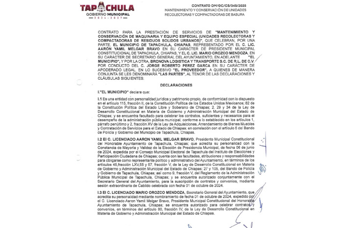 Empresa cobro millones por el supuesto mantenimiento de 34 camiones de basura en Tapachula: Empleados municipales