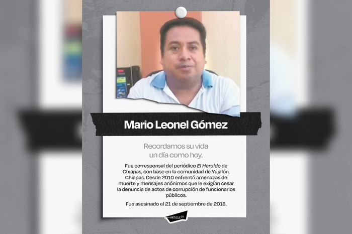 Protección política a asesinos del periodista