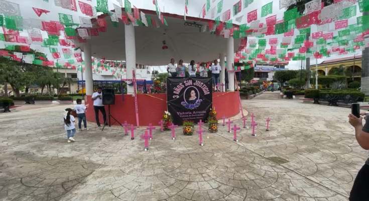 Colectivas en Tonalá acusan impunidad en el feminicidio de Victoria Arreola
