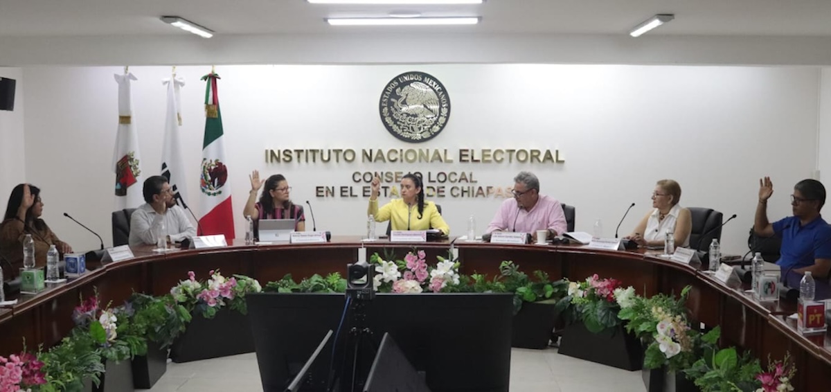 Consejo Local del INE Chiapas concluye los trabajos relativos al Proceso Electoral Local Extraordinario 2025 del municipio de Pantelhó