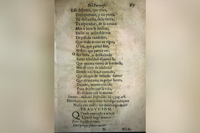 Apostillas al verso atribuido a Quevedo