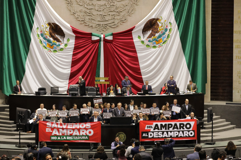 Cámara de Diputados aprueba en lo general reformas a la Ley de Amparo