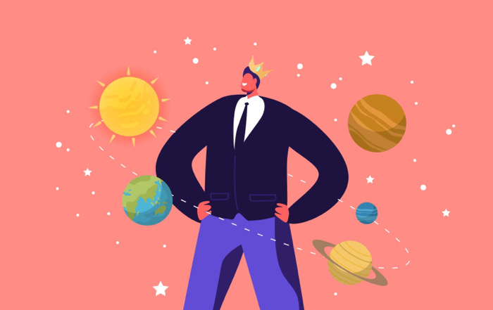 El centro del universo… según él / Sarcasmo y café