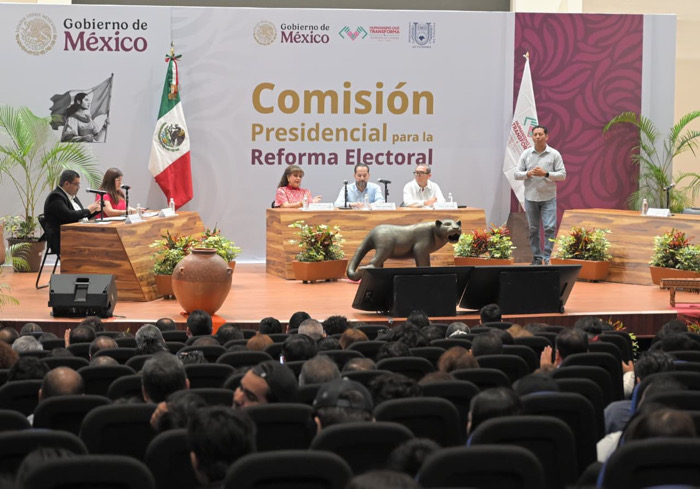 Realizan en Chiapas la Audiencia Pública de la Comisión Presidencial para la Reforma Electoral